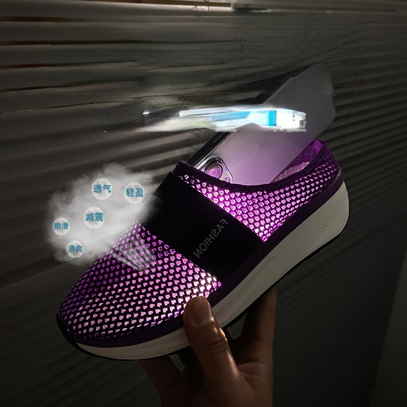 Women's Summer Mesh Slippers Light Anti-slip House Shoes Zapatos De Mujer  Slippers  Women Shoes