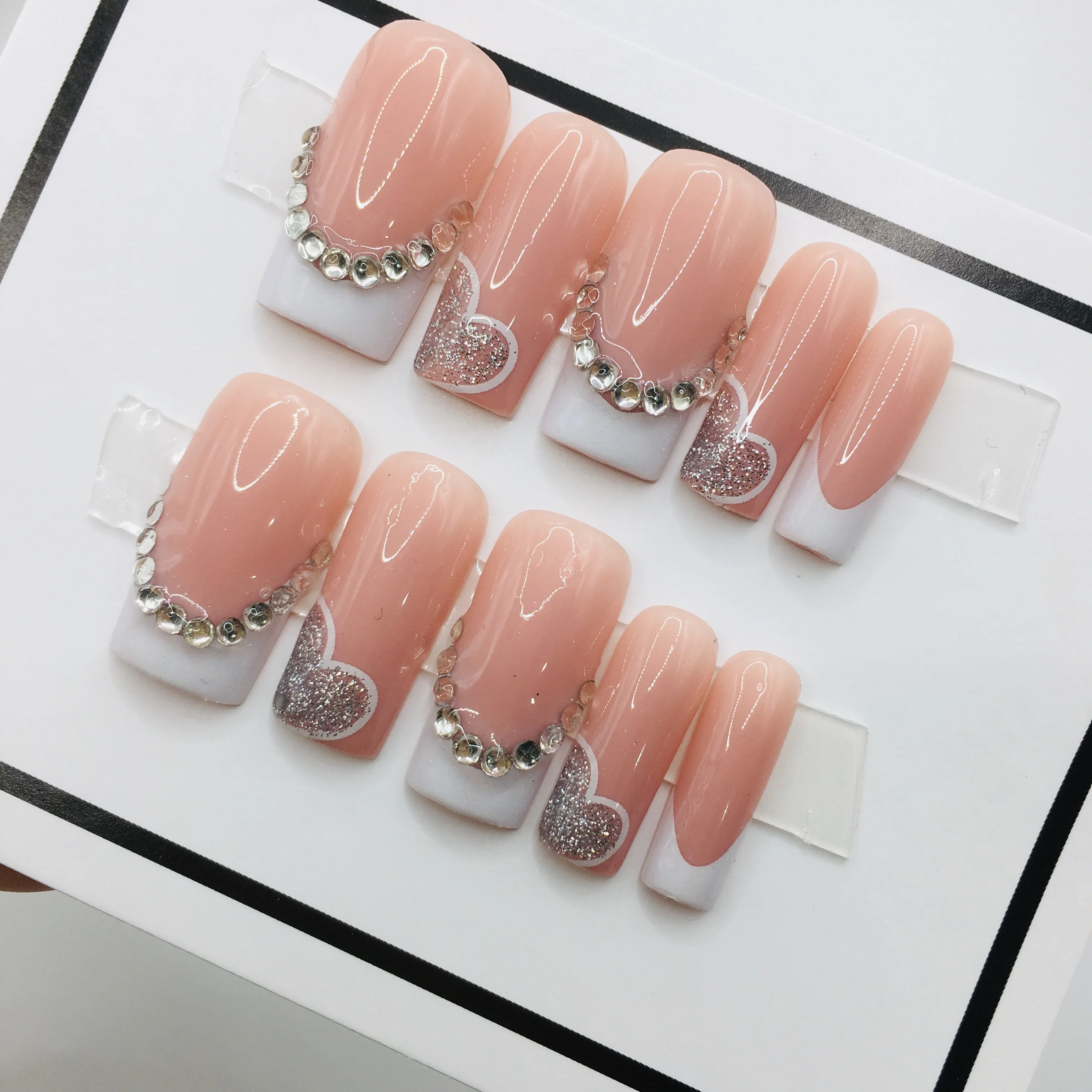 10 шт. многоразовые накладные ногти для женщин