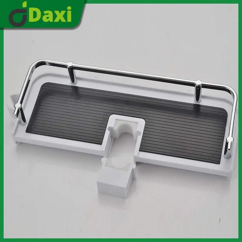 

Towel Rack Shower Shelf Lifting Rod No Drilling Shampoo Tray Stand Plastic Shower Gel Holder Organizer Bathroom Accessories