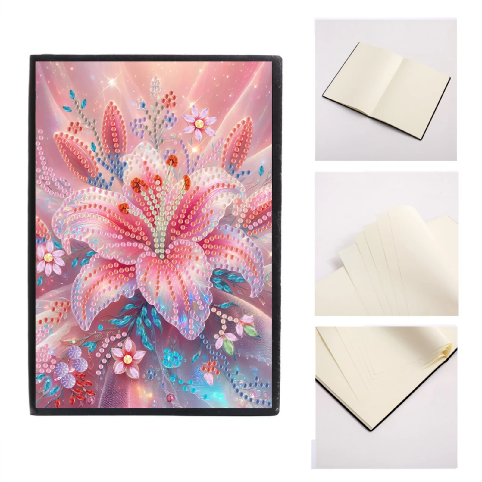 DIY ремесла алмазная живопись новый блокнот Diamanten Panting 2024 с рисунком цветка лилии в