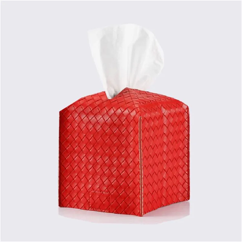 

Коробка для салфеток из искусственной кожи, автомобильный контейнер для салфеток, держатель для салфеток, контейнер для хранения, украшение для дома, гостиной