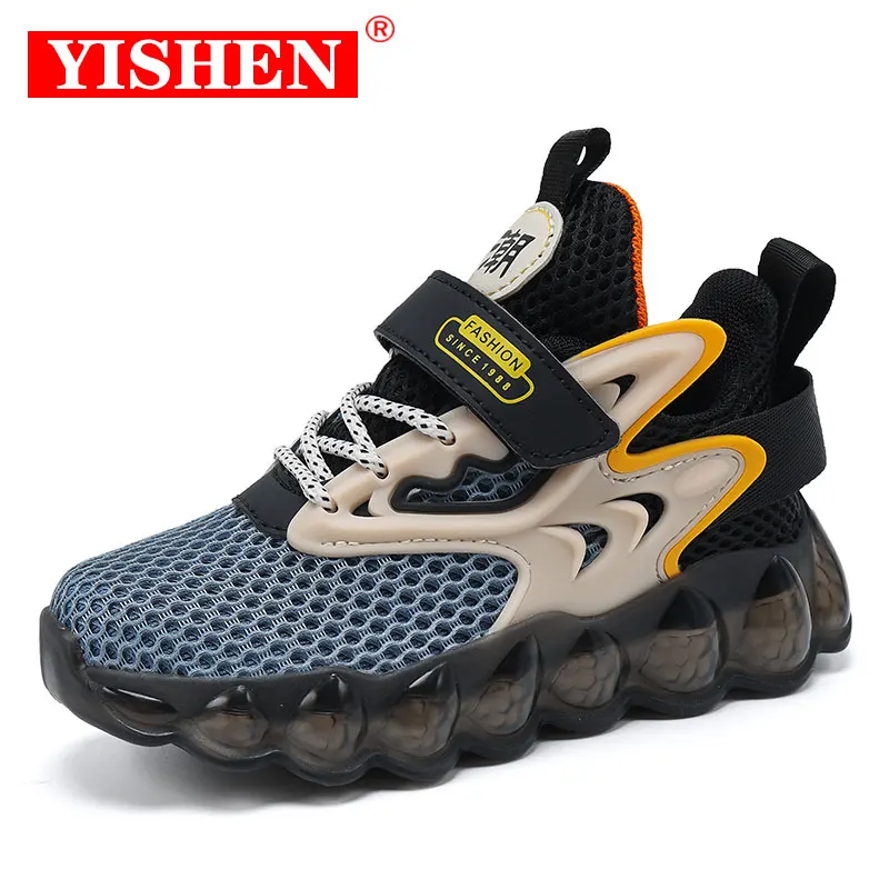 YISHEN Kids Sneakers Children's Shoes Sport Shoes Non-slip Casual Shoes Fashion Sneakers For Boys Girls Baskets Pour Enfants