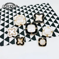 10pcs decorative buttons for clothing handmade diy sewing buttons for shirt coat embellishments for clothing black buttons 20mm