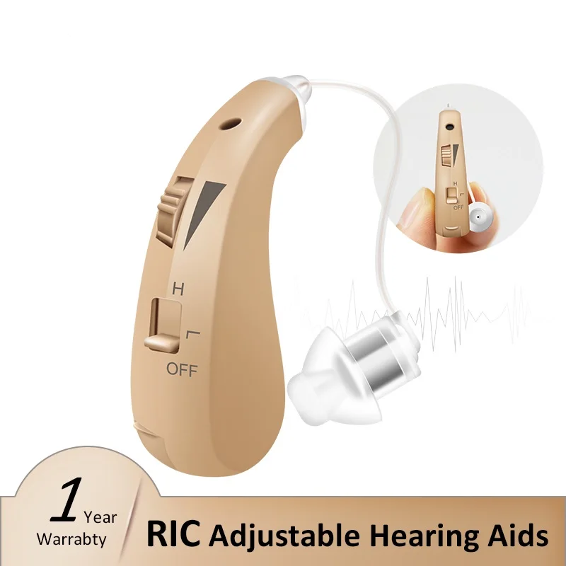 

Invisible Hearing Aid Digital Hearing Aids Mini RIC Sound Amplifier for Elderly Moderate to Severe Loss Deafness Ear Care Device