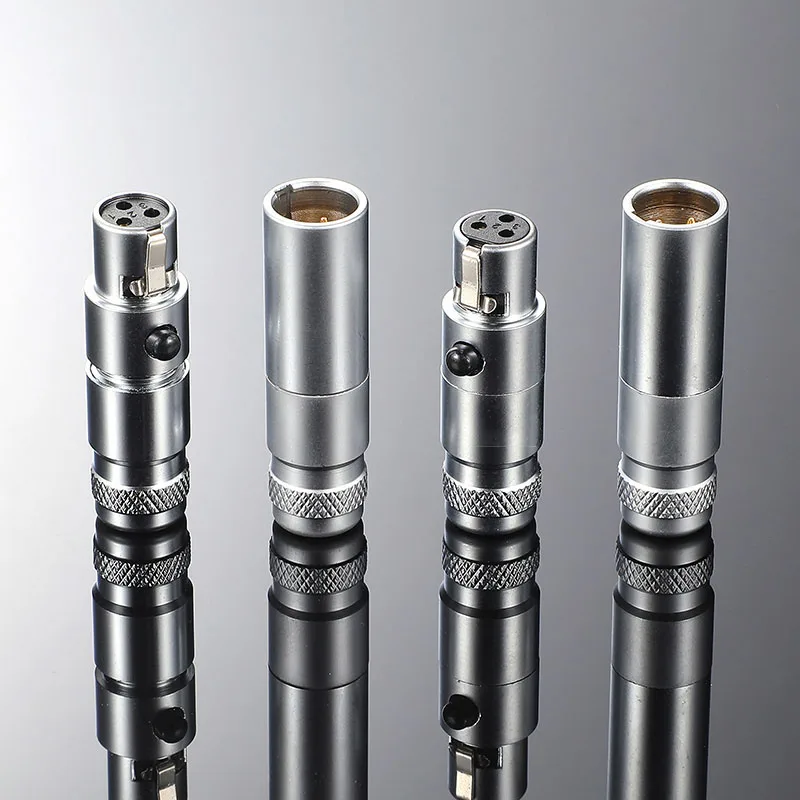 

MPS Little Bee/W/M Headphone Plug XLR Connector Mini Small 3 Core XLR Solder Head Gold Plated Socket