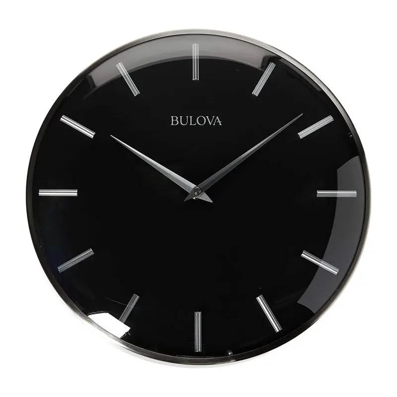 

- Modern, Contemporary, Elegant, Metal Silver Frame, Silent Non-Ticking Quartz Modern, Elegant, Contemporary Silver Metal Frame