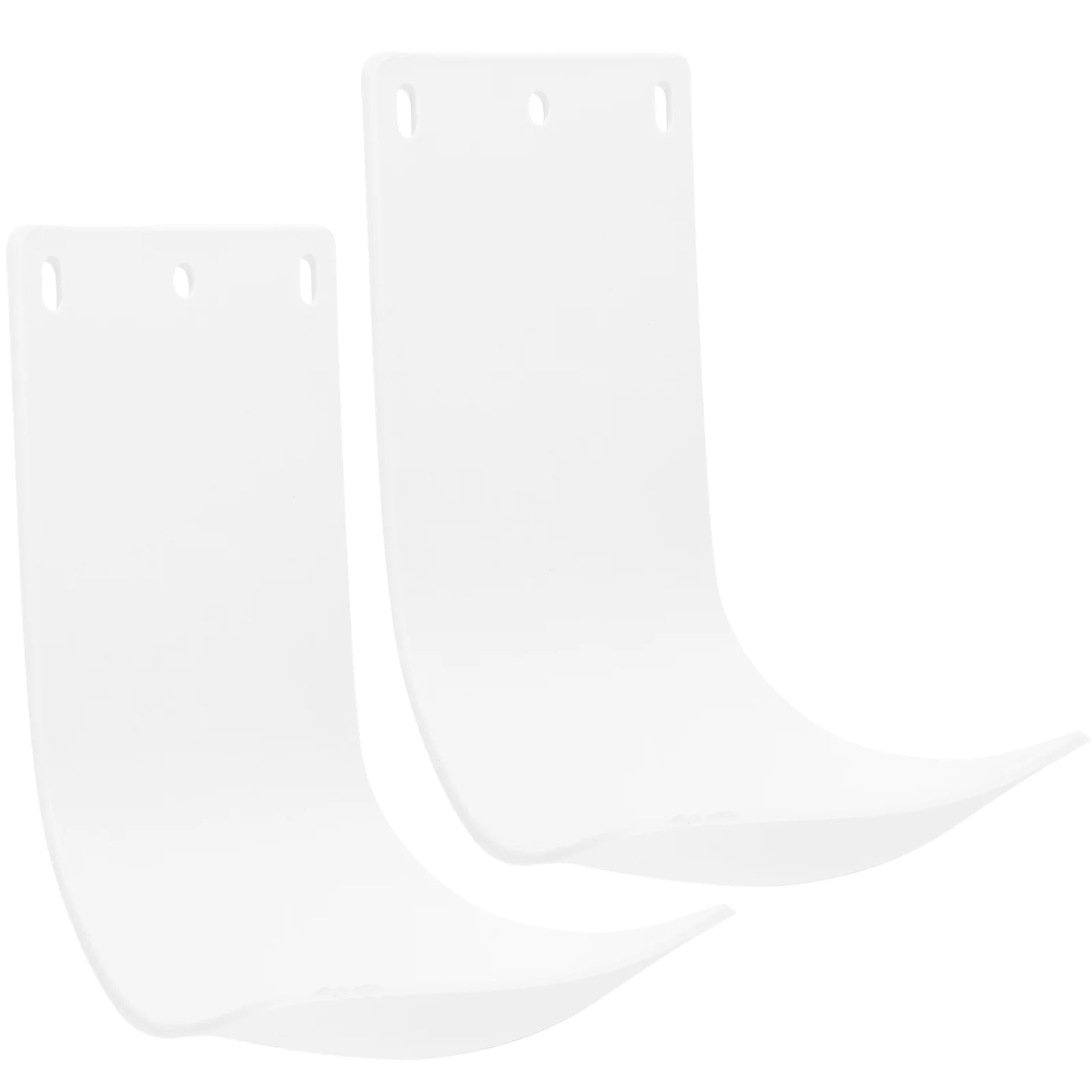 

2 Pcs Plastic Water Tray Wall Mounted Cup Holder Catch Soap Box Dispenser