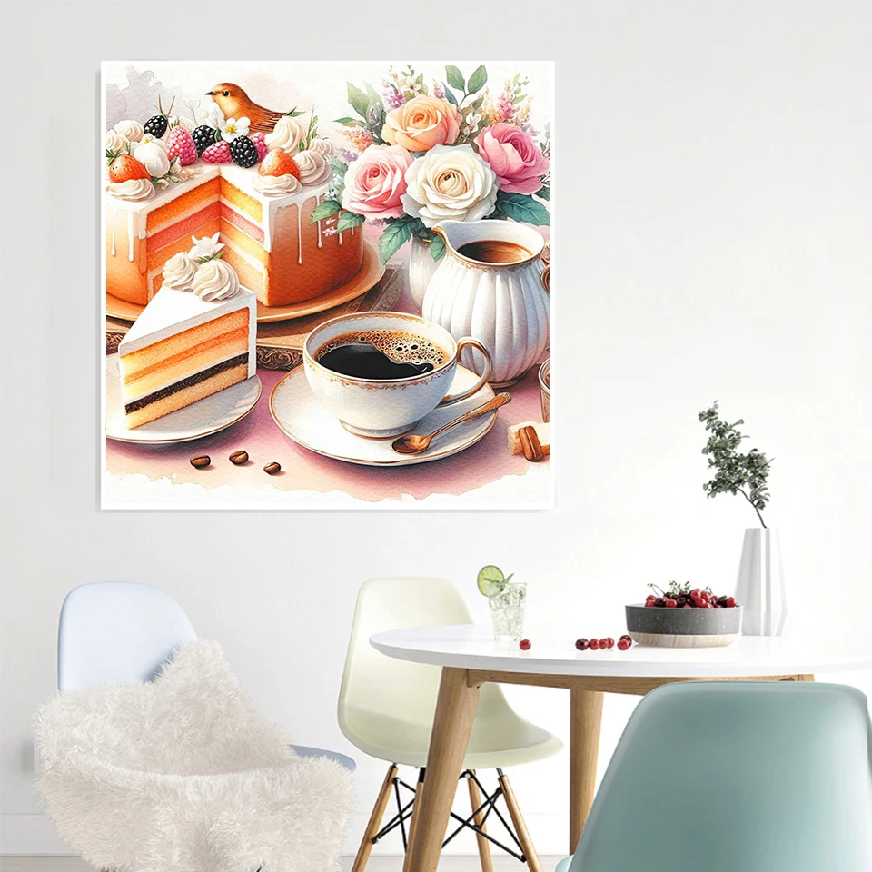 5d Набор Алмазной Живописи Azqsd Кухонная Мозаика Пейзаж Вышивка Крестиком Полная