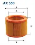 

AR308 for air filter PARTNER BERLINGI P306 XSARA XUD9 / DW8 P205 P309 XUD7T (short type)