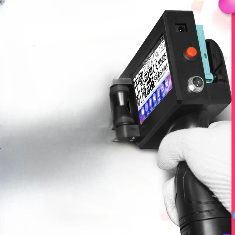 

990PLUS intelligent handheld inkjet printer production date and price printing machine QR code small character assembly line
