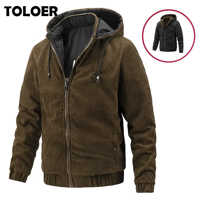 

NEW 2023 Autumn Mens Bomber Jackets Casual Male Two-sided Wear Outwear Windbreaker Hat Detachable Jacket Men Baseball Slim Coats