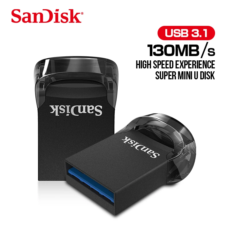 

USB-флеш-накопитель SanDisk Ultra Fit, 16-3,1 ГБ, 128 Мб/с