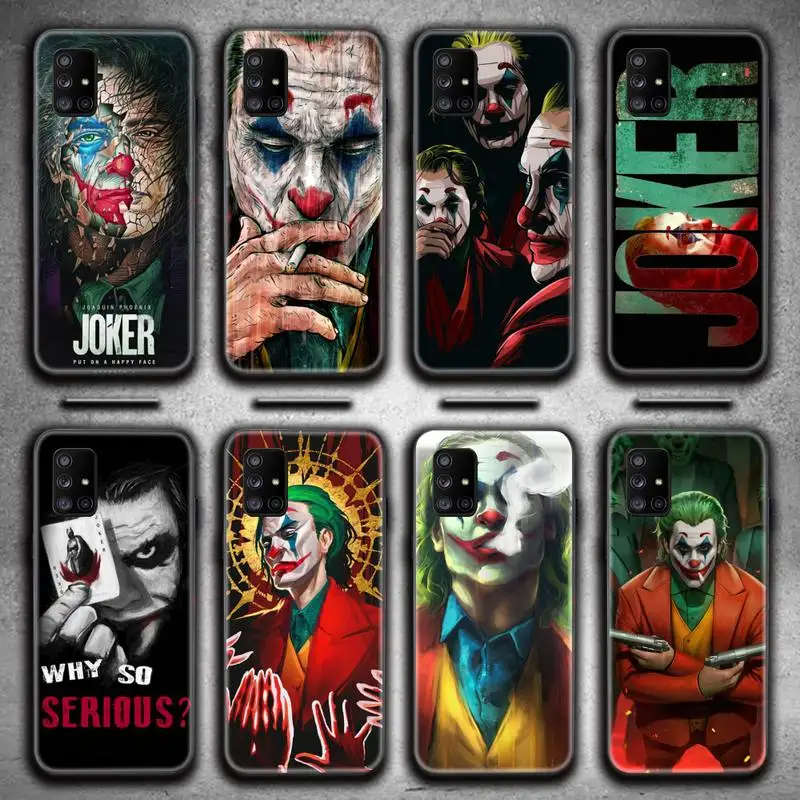 

BANDAI Joker Heros Clown Phone Case For Samsung Galaxy A52 A21S A02S A12 A31 A81 A10 A30 A32 A50 A80 A71 A51 5G