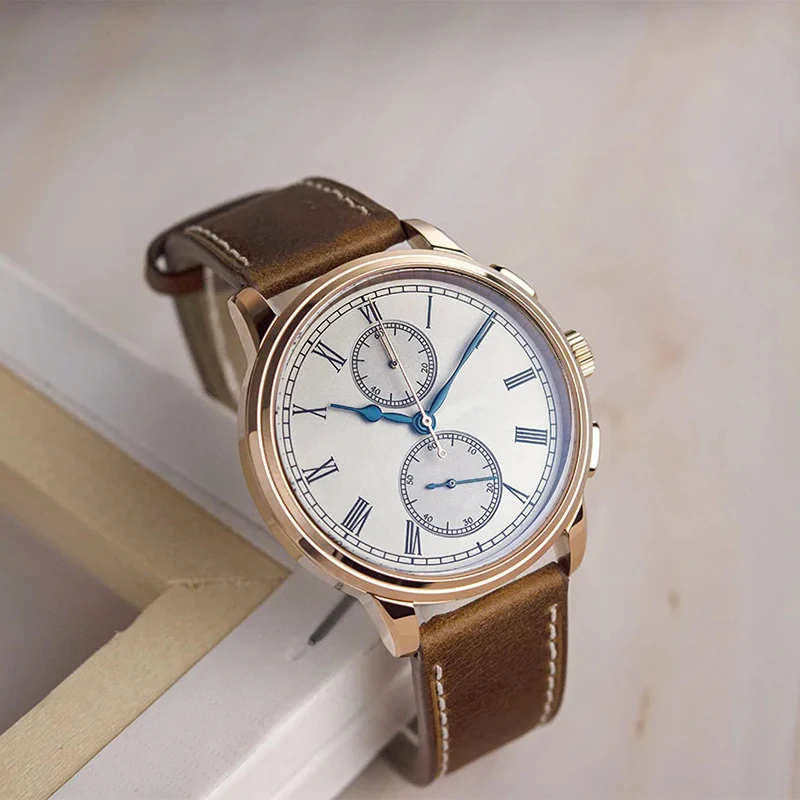 Hruodland G004 часы с хронографом VK61 кварцевый механизм сапфировый Кристалл 316L