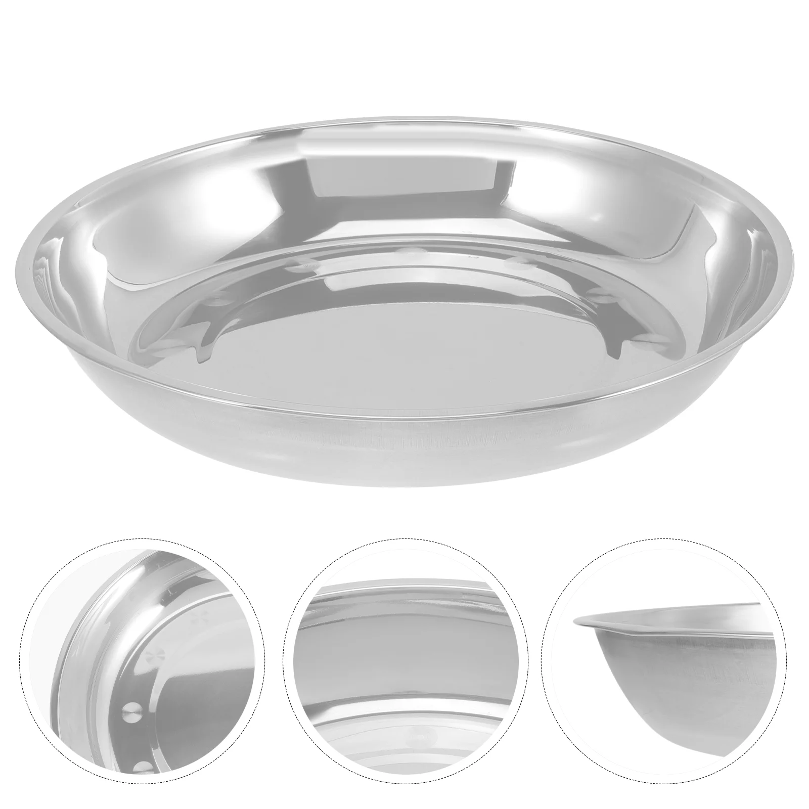 

Circle Tray Food Scale Trays Kitchen Scale Metal Scale Tray Weighing Dishes Stainless Steel Weighing Scale Plate