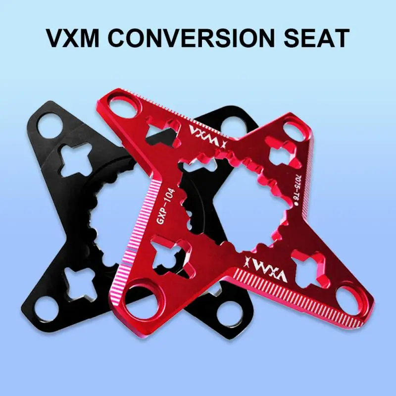 

VXM Bicycle Crank Conversion Seat Aluminum Alloy Single-disc Crank Sprocket Plate Holder Adapter Seat Converter GXP To BCD 104mm