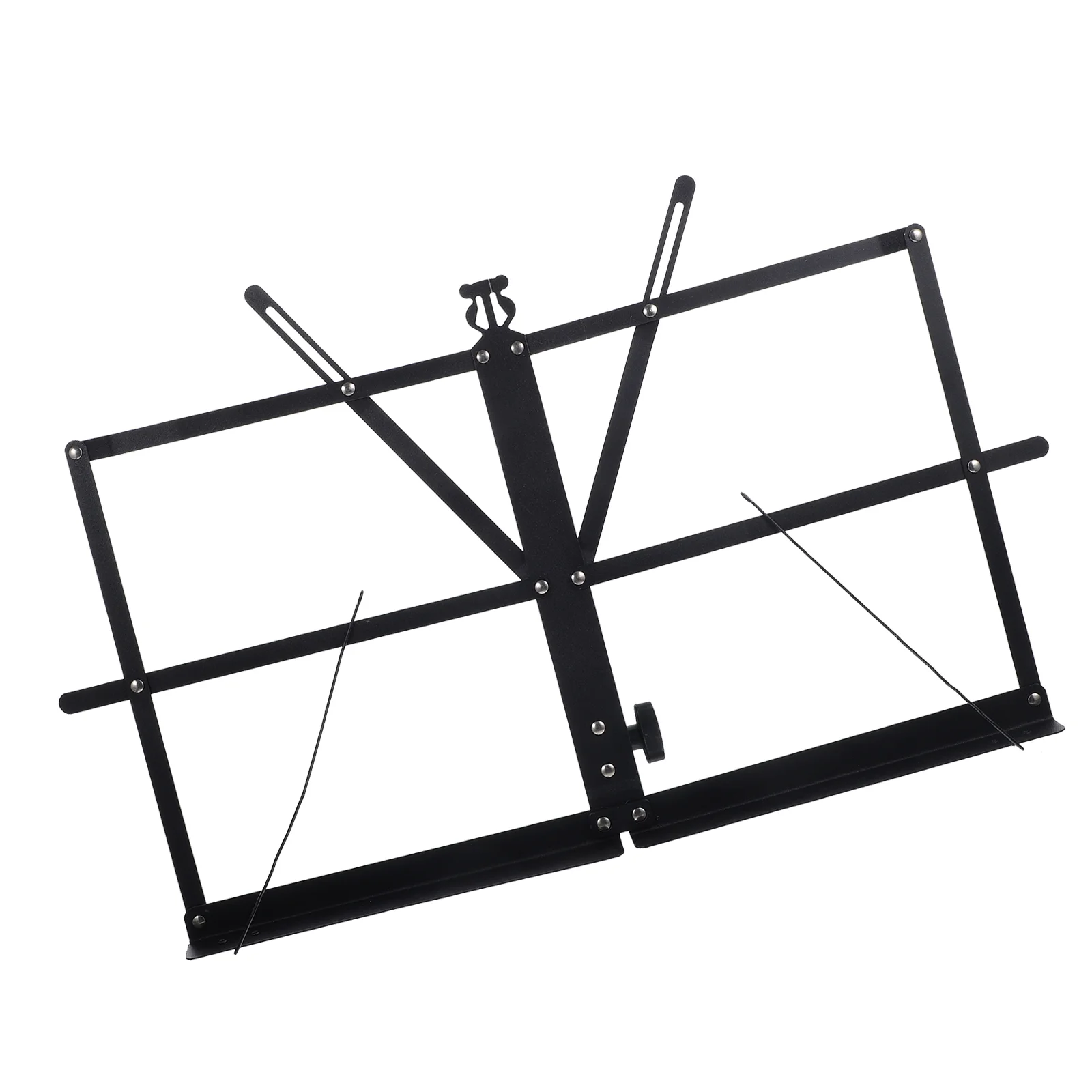 Складная подставка для клавиатуры держатель книг чтения железная настольная