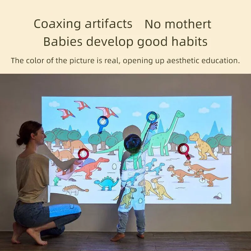 Touyinger K1W Портативный проектор Android Wifi 3D Мини для домашнего кинотеатра Поддержка 4K