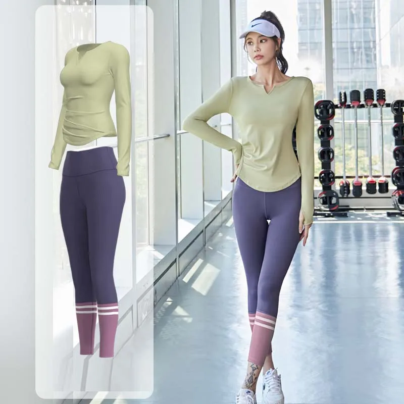 Топ женский бесшовный Быстросохнущий с V-образным вырезом и высокой талией