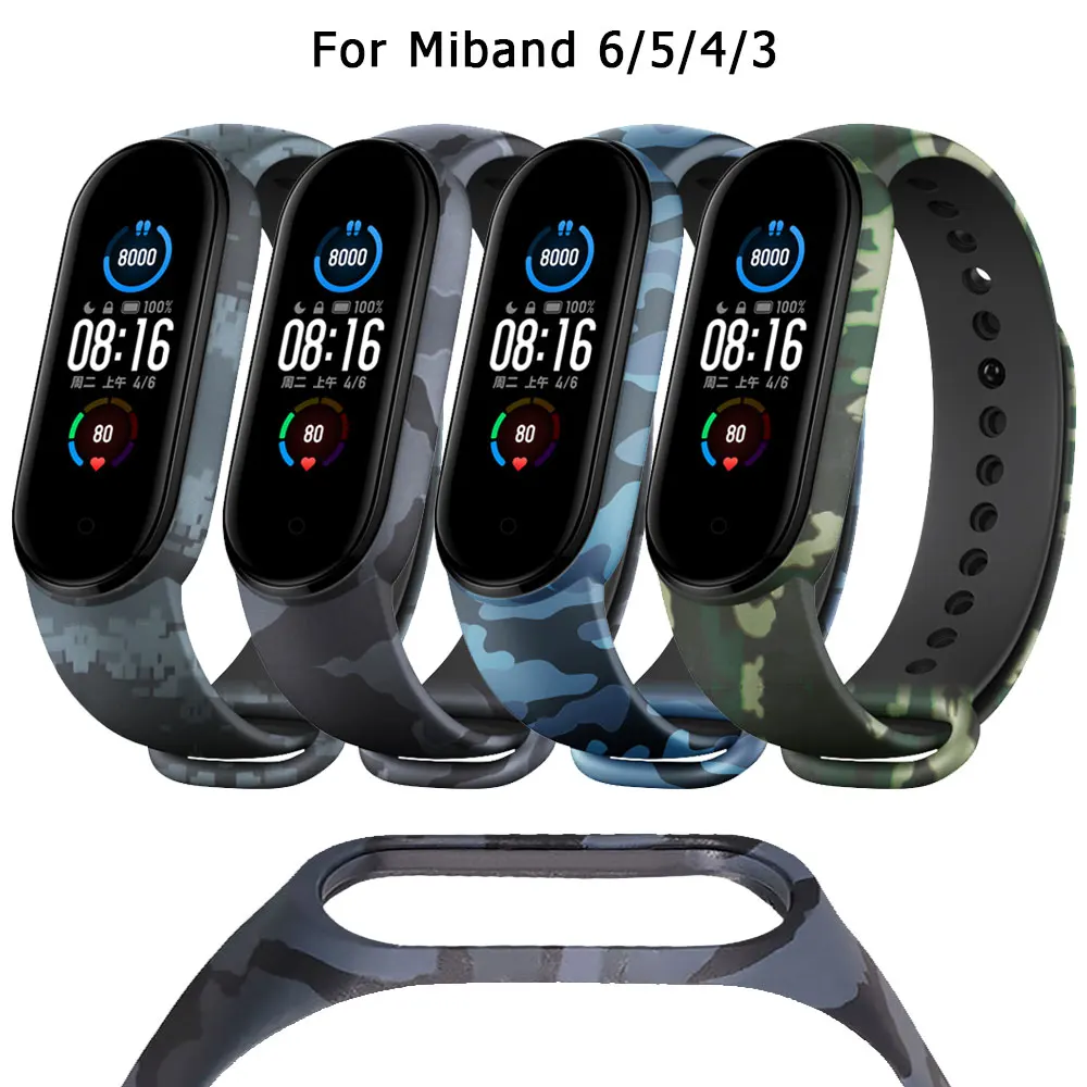 

Ремешок Camoflage для смарт-часов Xiaomi Mi Band 4 3 M4 M3
