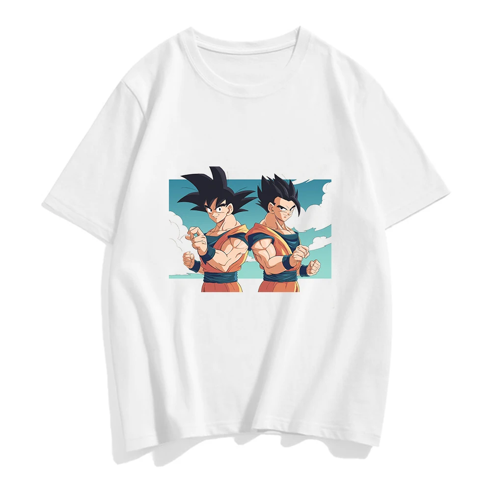 

Sun Wukong Summer Dragon Ball T-Shirt Anime Casual Men's Cartoon Harajuku Kawaii Print T-Shirt Men's Retro Street Top Harajuku