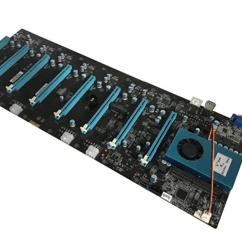 

BTC IC6S Mining Motherboard 8Graphics ETH miners (with cpu) BTC PLUS BTC ETH large board 8 GPU Antminer Mining Mainboard