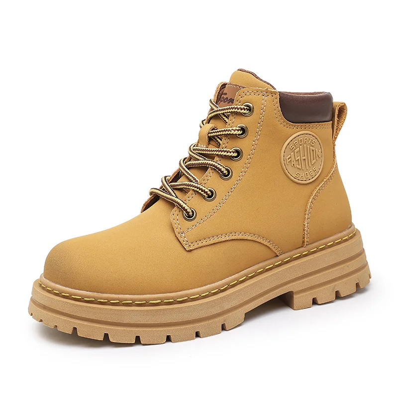 

Men's Leather Ankle Shoes Non-slip Wear-resistant Martin Boots