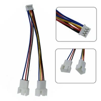 gpu ph2 0 mini 4pin to 2 way cpu 4pin pwm fan connector cable lead y splitter graphics card fan cable