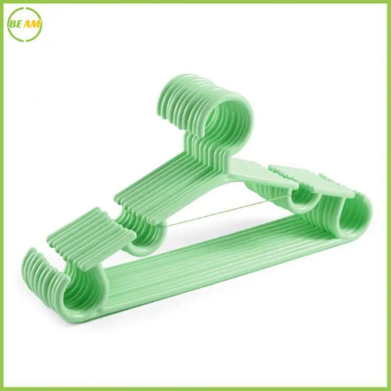 

New Drying Rack Dry And Wet Anti-skid Coat Hanger Candy Color Adult Hangers Home Dress Organizer Multi-function Mini