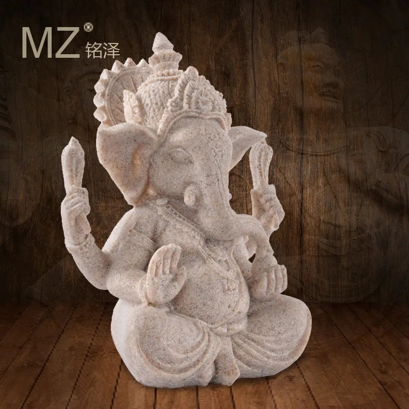Home Furnishing handicrafts sandstone resin ganesha crafts India The mascot elephants statues home decore | Дом и сад