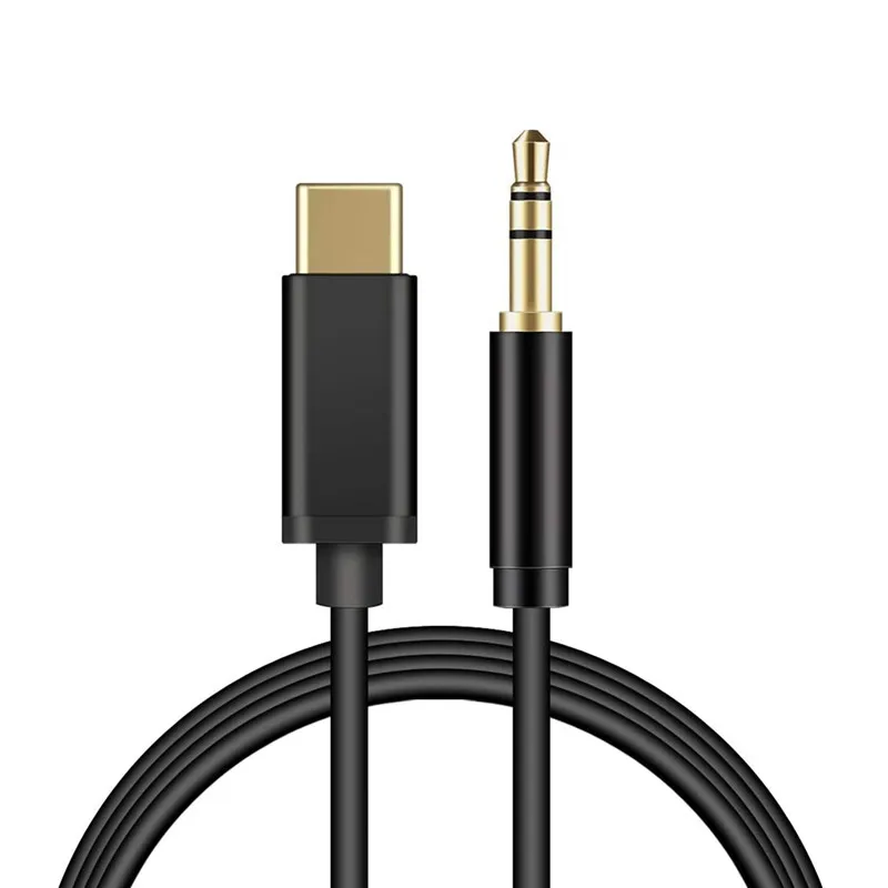 Type C To 3.5 MM Aux Audio Cable USBC Jack Female Adapter for Car Speaker Headphone Headset Cord for Huawei Xiaomi Samsung Oppo