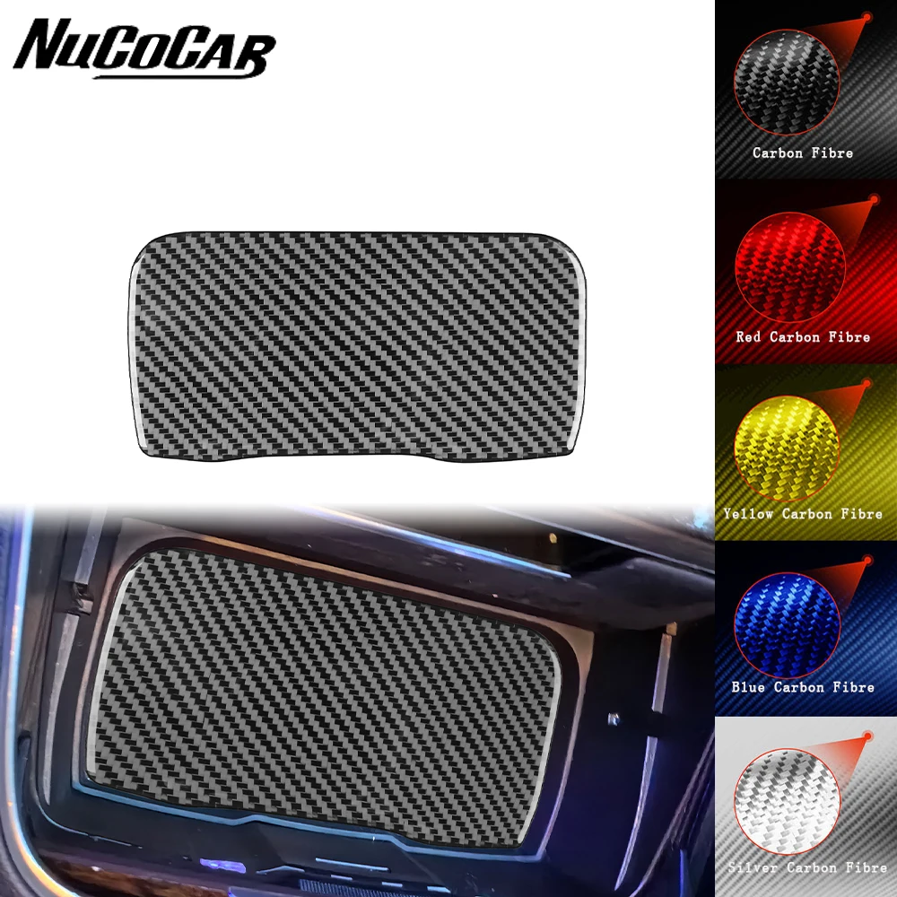 Панель для чашки воды Benz Maybach S Class 2013-2020 из углеродного волокна центральное