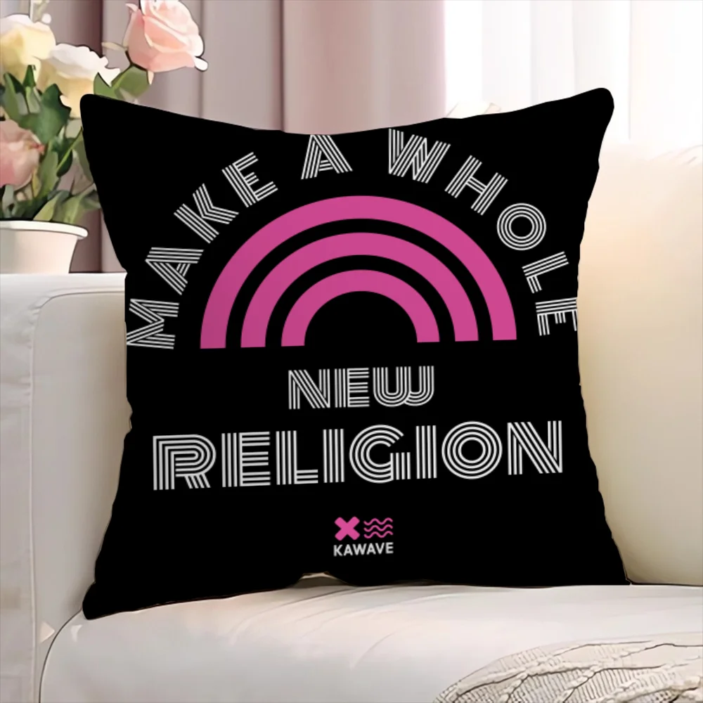 Декоративные подушки в стиле аниме с лозунгами 45x45