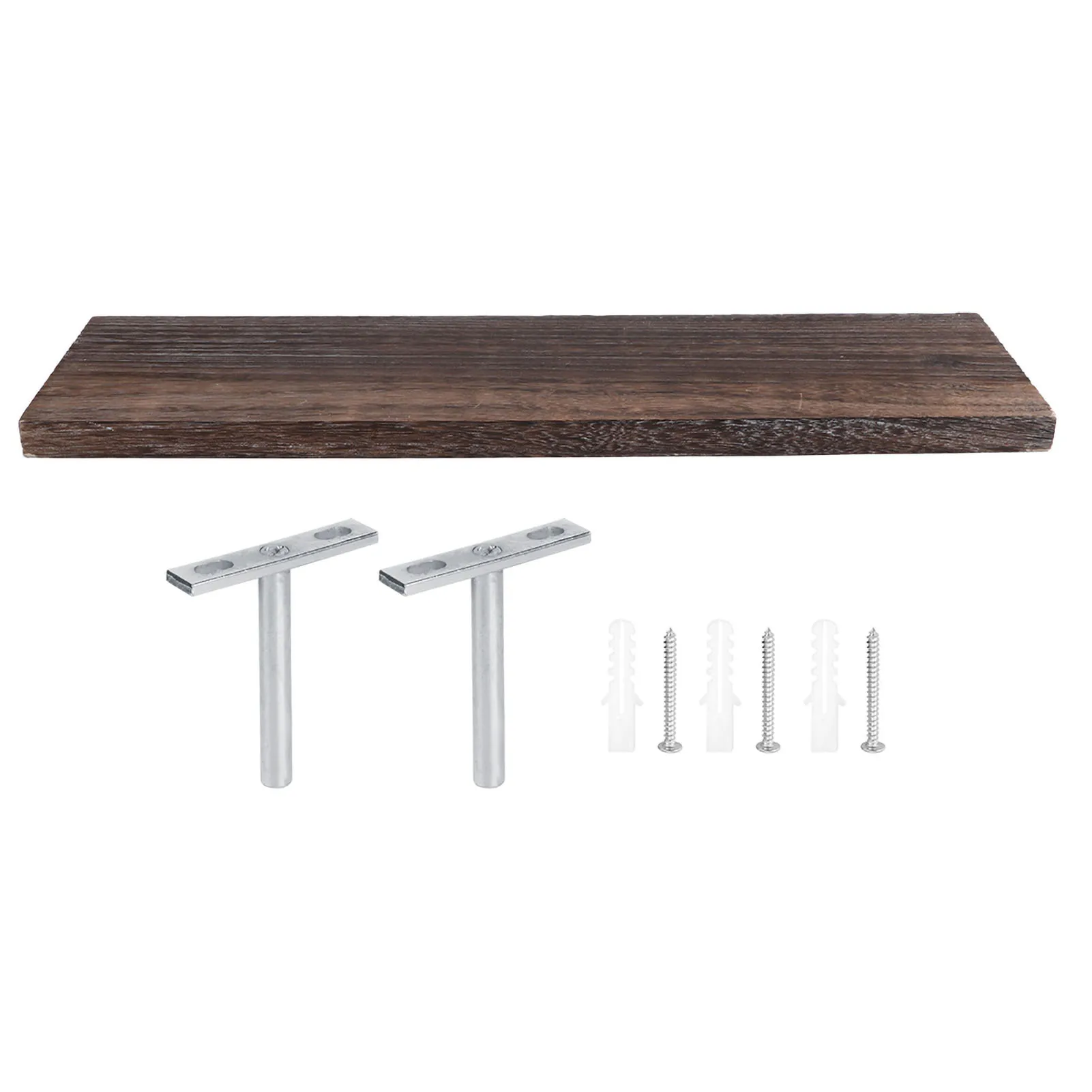 

Retro Floating Wall Shelf Storage Rack Organizer Hanging Bookshelf Home Decor50x14x2cm