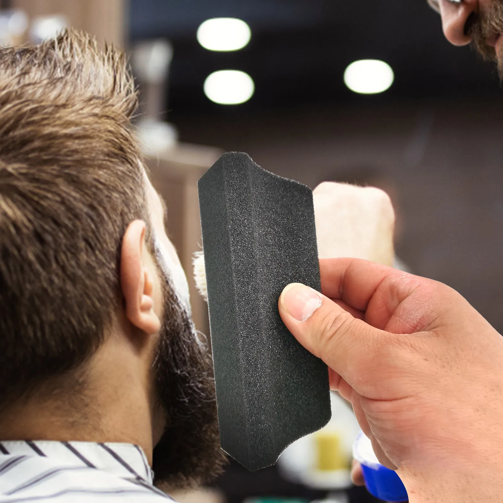 Щетка-губка для удаления волос на шеи и бороде