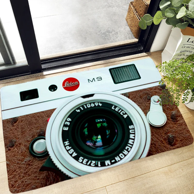 

Mat Retro Cassette Music Tape Entrance Door Living Room Home Decor Absorbent Non-Slip Kitchen Floor Mat Bathroom Carpet Area Rug