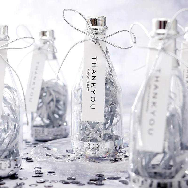 Скидка Пластиковая коробка для сладостей, 12 шт., пластиковая коробка для шампанского «сделай сам», подарочные коробки для детского праздника, свад...