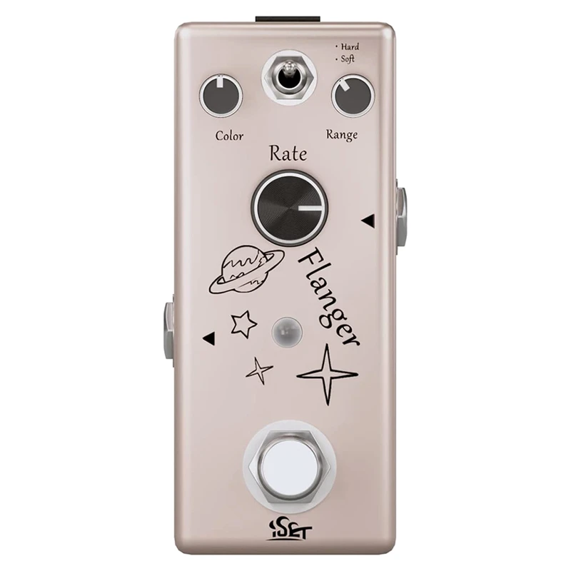 ISET аналоговая педаль Flanger для электрогитары бас True Bypass