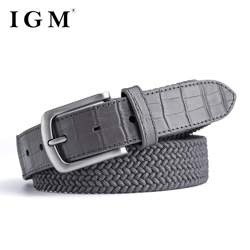 IGM Wholesale Fashion Elastic Fabric Webbing Woven Belt
