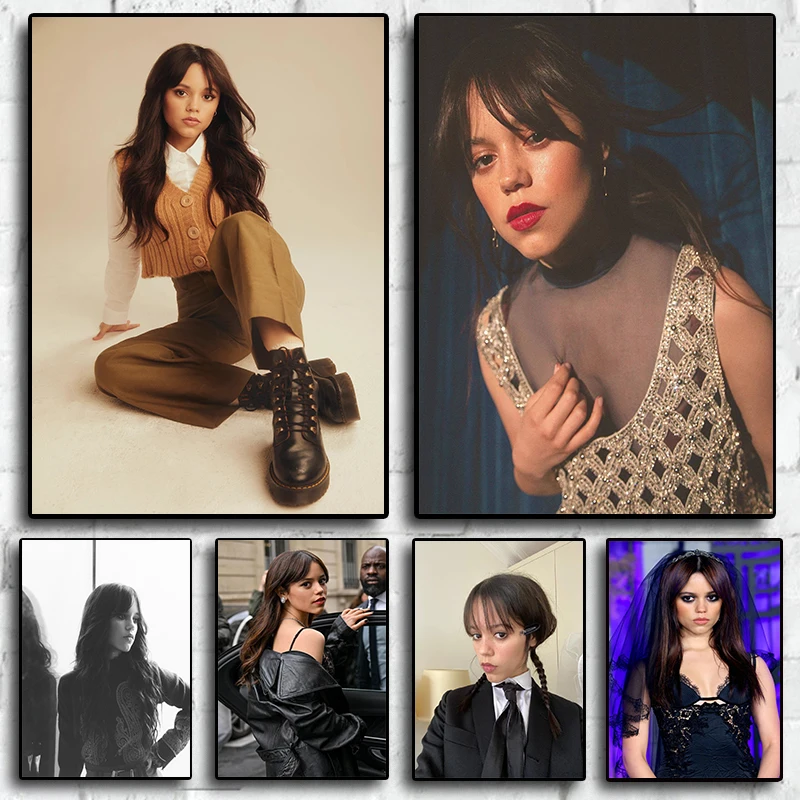 

Новинка 2022, настенный плакат с Северными мотивами к ТВ-фильму «среду», Jenna Ortega, украшение для домашней комнаты, эстетические плакаты, Картина...