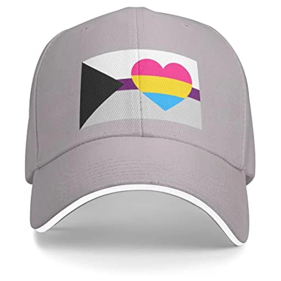 

Demisexual Panromantic Pride Flag Unisex Baseball Cap Fits Men Women Adjustable Dad Hat Sandwich Bill Cap