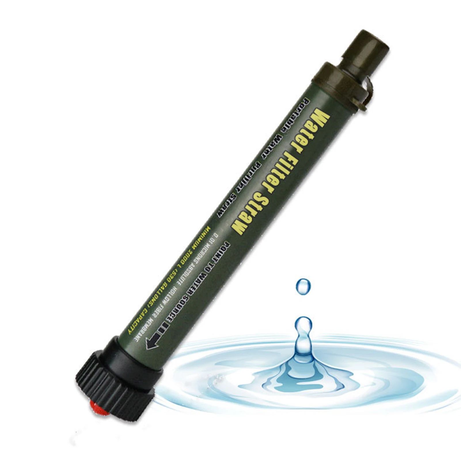 

Outdoor Wildlife Emergency Direct Drinking Water Filtering Tool Survival Individual Water Purifier Portable Filter Straw