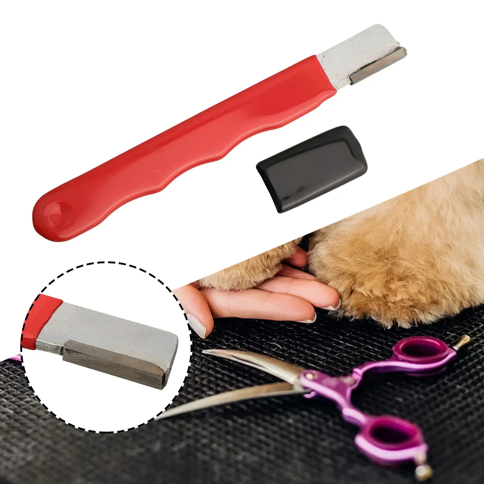 1 ножи pcs точилка камень садовый инструмент для заточки легированная сталь ножниц