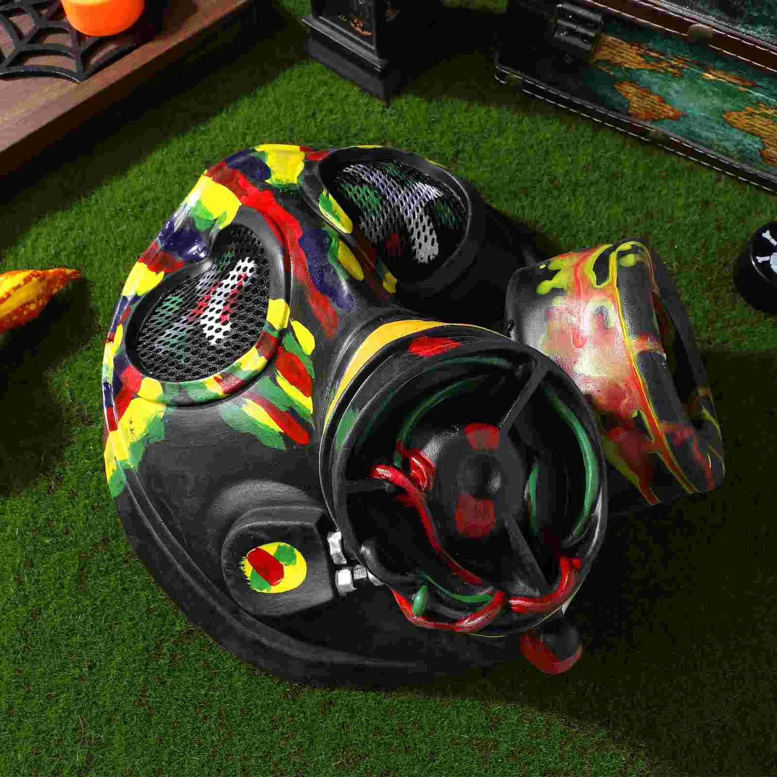 Головной убор на Хэллоуин противогаз в стиле стимпанк украшение камеры реквизит