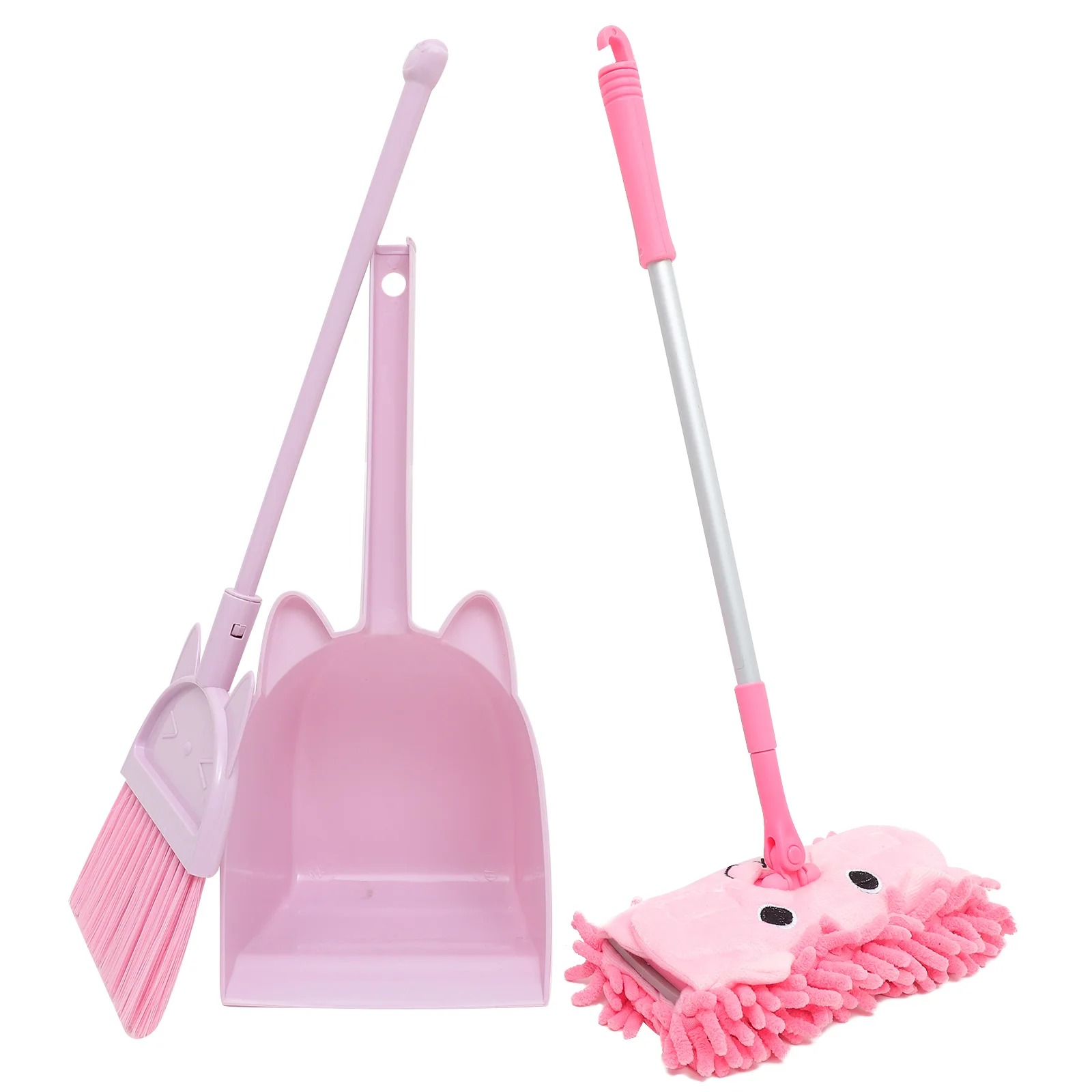 

Broom Dustpan Set Mop Toy Toddlers Baby Household Kids Sweeping Toys Stainless Steel Small Cleaning