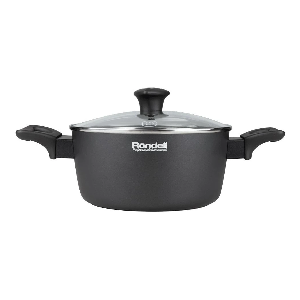 Кастрюля с крышкой Rondell RDA-586 (объем 3.6 л диаметр 20 см подходит для всех видов плит