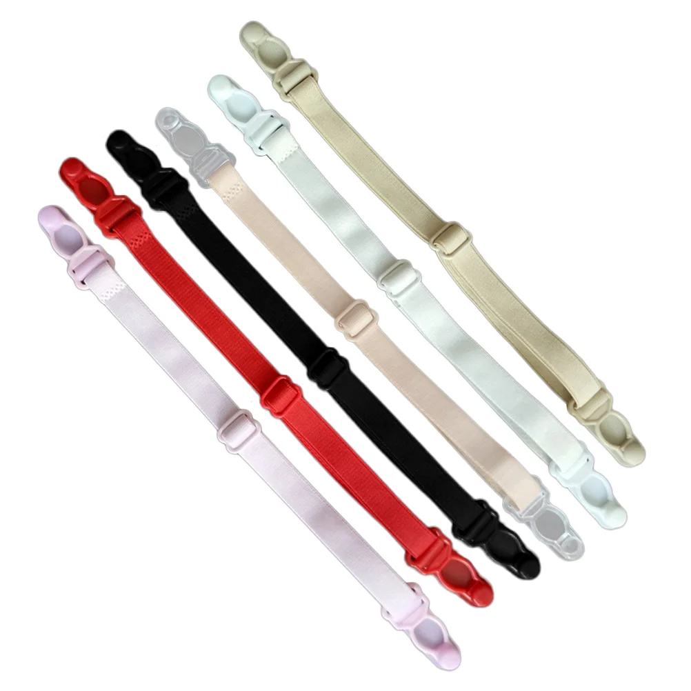 

6pcs/Set Women Non-slip Strap Clips Adjustable Buckle Straps Holder (General Version)