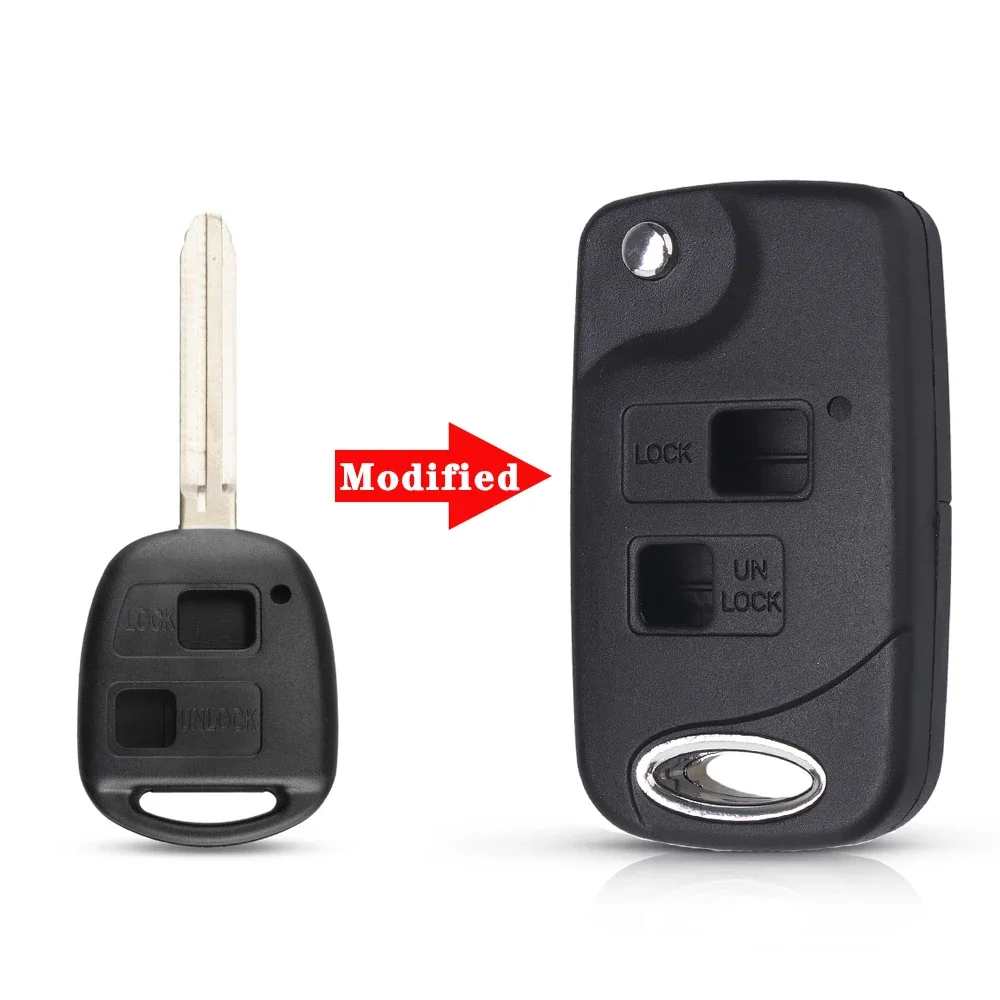 

Раскладной Автомобильный ключ KEYYOU Toy43 Toy47 Toy48, оболочка для Toyota Yaris Carina Corolla Avensis для Lexus IS200 RX300 ES300