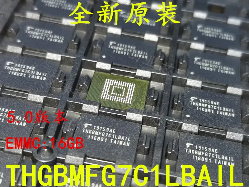 

5 шт. Оригинальный Новый THGBMFG7C1LBAIL HG7C1LBAIL 16 Гб EMMC BGA153Word Bank