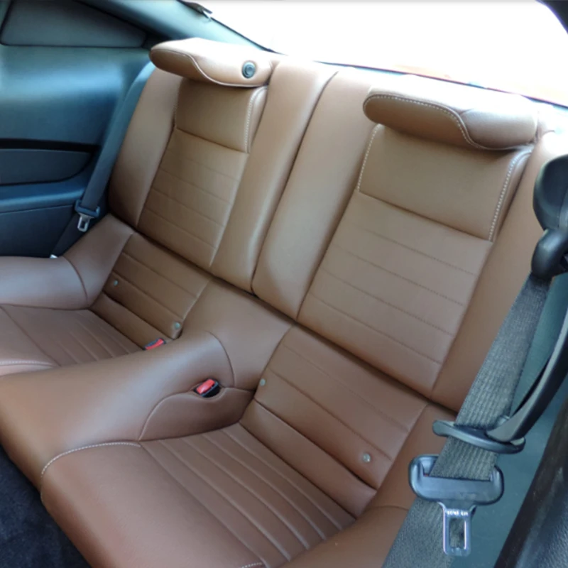 Чехлы на автомобильные сиденья Mustang Coupe 2010-2014 гг. Прочная кожа наппа среднего